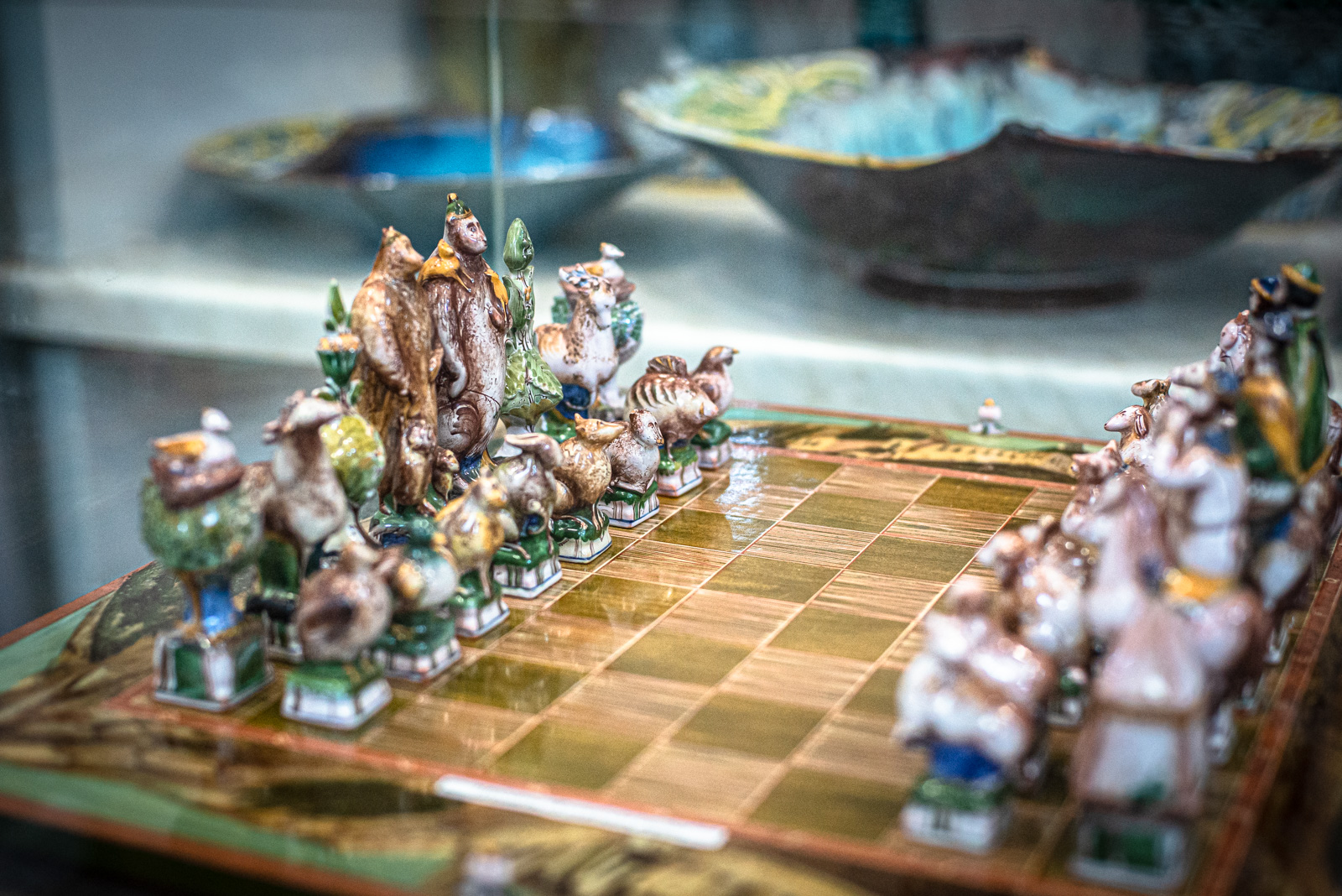 керамические шахматы